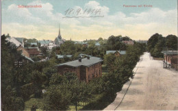 SCHWARZENBEK Panorama Mit Kirche 18.9.1914 Gelaufen TOP-Erhaltung - Schwarzenbeck