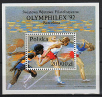 Poland 1992. Olimpic Games, Olimphilex Sheet MNH (**) - Unused Stamps