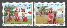 Polynesie: Yvert N° 165/6°; Danses - Oblitérés