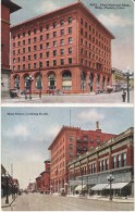 Pueblo Colorado, First National Bank, Main Street Business Section, C1900s/10s Vintage Postcard - Pueblo