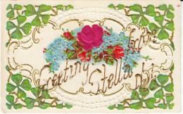 Stella Nebraska, Greetings From Stella, C1900s Vintage Postcard - Andere & Zonder Classificatie
