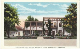 Pawnee Nebraska, Pawnee Hospital & Maternity Annex, C1910s Vintage Postcard - Other & Unclassified