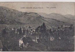 Cpa,1916,haut Rhin,haute-alsace,saint Amarin,vue Du Village,avec Tampon Au Dos De La Chambre Syndicale De La Carte Posta - Saint Amarin