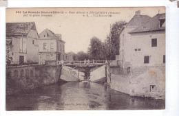 80 PICQUIGNY Pont Detruit Par Genie Francais  Bombardement Destruction Ruines - Picquigny