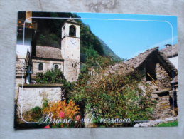 CH  Suisse Switzerland   Valle Verzasca - 6644 BRIONE  -Ticino  -    D123138 - Brione Sopra Minusio