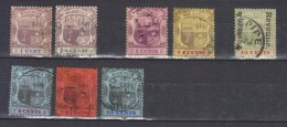 N°s 86,89    ,100,101,    106,113,116 ,117  (1895 ,1900,1902) - Mauritius (...-1967)