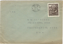 JUGOSLAVIA - Yugoslavia - YOUGOSLAVIE - JUGOSLAVIJA - 1952 - 28 - Viaggiata Da Ljubljana Per Cleveland, USA - Cartas & Documentos