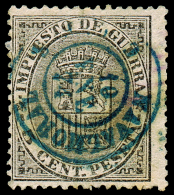 CACERES - EDI O 141 - MAT. FECH. T.II \"NAVALMORAL\" EN AZUL - Gebraucht