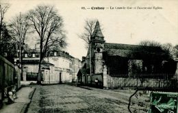 N°2178A -cpa La Grande Rue Et L'ancienne église- - Croissy-sur-Seine