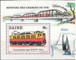 Locomotives 1980  COB BL37 MNH - Unused Stamps