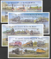 Trains COB BL171/174 2001 MNH - Mint/hinged