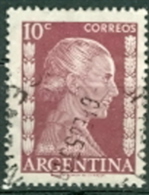 Argentinien 10 C. Gest. Evita Peron TGST 1953 - Oblitérés