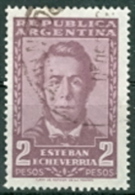 Argentinien 2 P. Gest. Esteban Echeverria - Gebruikt