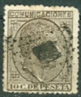 Spanien 1878 10 C. Gest. Alfons XII. - Usados