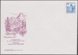 Berlin 1982. Privatganzsache, Entier Postal Timbré Sur Commande. Autriche Invitée De Nordposta. Basse-Autriche. Alpes - Montagne