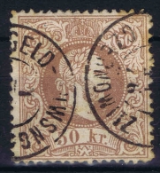 Austria: 1867   Yv Nr 38 A  Perfo 13  CV 200 Euro Used  Obl - Gebraucht