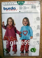 Patron Burda Easy - N° 9779 - Shirt+Hose-T-Shirt+Pantal - Patterns