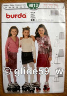 Patron Burda - N° 9813 - Rock-Jupe-Skirt-Falda - Schnittmuster
