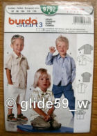 Patron Burda Start 3 - N° 9792 - Hemd-Chemise-Shirt-Cam - Patterns