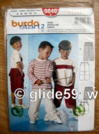 Patron Burda Start 2 - N° 9840 - Hose-Pantalon-Pants - Patterns