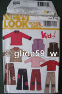 Patron New Look Boys & Girls - N° 6314 - Kids ! - Patronen