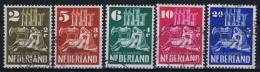 Netherlands 1950 NVPH 556 - 560 Used  Kerken In Nood - Usati