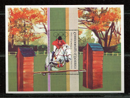 (cl 21 - P31) Dominique ** Bloc N° 88 -(ref. Michel Au Dos)  J.O. De Los Angeles (jumping) - - Dominique (1978-...)