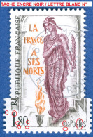 * 1985 N° 2389 LA FRANCE A SES MORTS OBLITÉRÉ NUANCE - Used Stamps