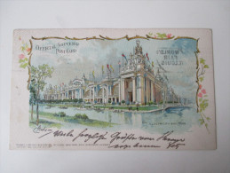 Post Card. USA. Electricity Building. World's Fair St. Louis 1904. Weltausstellung. Gelaufen Nach Wien - Exhibitions