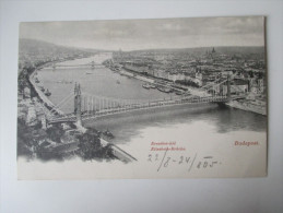 AK 1905 Budapest. Elisabeth - Brücke. 557 SZ- Divald Karoly. Ungelaufen - Hungary