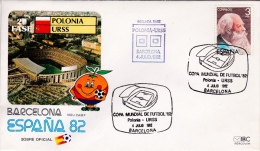 02149 Sobre Conmemorativo Copa España ´82 - Souvenirbögen