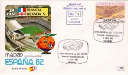 02150 Sobre Conmemorativo Copa España ´82 - Souvenirbögen