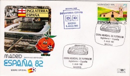 02151 Sobre Conmemorativo Copa España ´82 - Feuillets Souvenir