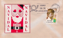 02159 Primer Día De Circulación 22 Diciembre 1977 - Souvenirbögen