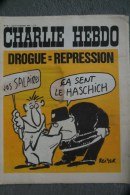 CHARLIE HEBDO -  N° 42- 6 SEPTEMBRE 1971- REISER - HASCHICH- DROGUE-WOLINSKI- CABU PARIS BRULE T'IL- - Documenti Storici