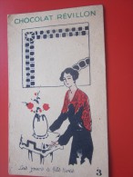 Chromo Et Image Chocolat Révillon (les Jours à Fils Tirés) Collection De 12 Sujets N°3 Imprimerie LYON  Monplaisir - Revillon