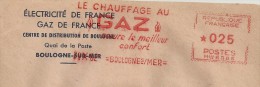 Chauffage, Gaz, Boulogne - EMA Havas "MW" Remplacement  - Enveloppe   Entière (P381) - Gaz