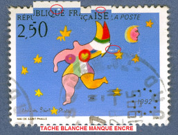 * 1992 N° 2776 COMPOSITION DE N. DE SAINT PHALLE  28.11.1995 OBLITÉRÉ - Used Stamps