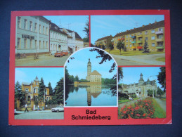 Germany: BAD SCHMIEDEBERG - Am Markt, Rehhahnweg, Heidesanatorium, Genesungsheim, Kurhaus - 1980s Used - Bad Schmiedeberg