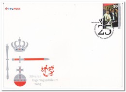 Nederland 2005, Zilveren Regeringsjubileum - Cartas & Documentos