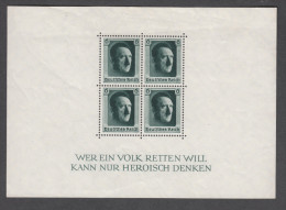 Deutsches Reich - 1937 - Block 7 ** - Blocks & Kleinbögen