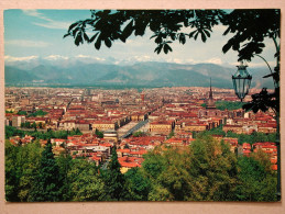 Torino, Panorama Generale Dal Parco Di Villa Genero - Sullo Sfondo Le Alpi - Panoramic Views