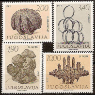 YUGOSLAVIA 1978 Modern Sculpture Set MNH - Unused Stamps