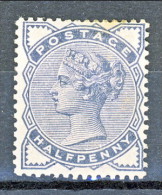 UK 1883 Victoria N. 76 - 0,5 Penny Ardesia MNH - Ongebruikt