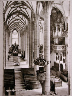 Nördlingen, St. Georgskirche, Blick Auf Hochaltar, Kanzel Und Alte Orgel - Nördlingen