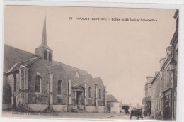 44  VARADES  *  L'Eglise Et Grande Rue   * - Varades