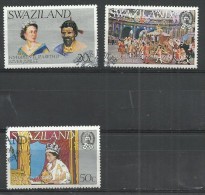 SWAZILAND 1977 - SILVER JUBILEE - CPL. SET - USED OBLITERE GESTEMPELT USADO - Swaziland (1968-...)