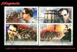 USADOS. CUBA. 2010-16 ANIVERSARIO 50 DE LA ORQUESTA SINFÓNICA NACIONAL - Used Stamps