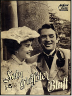 Das Neue Film-Programm Von Ca. 1954  -  "Sein Größter Bluff"  -  Mit Gregory Peck , Jane Griffiths - Zeitschriften