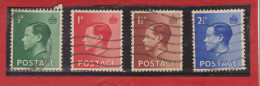 1936 - EDOUARD VIII   Mi No 193/196 Et Yv No 205a/209  Serie Complete - Gebruikt